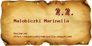 Malobiczki Marinella névjegykártya